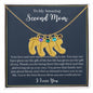 To My Amazing Second Mom-Baby Feet Necklace