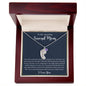 To My Amazing Second Mom-Baby Feet Necklace