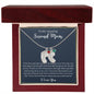 To My Amazing Second Mom-Baby Feet Necklace