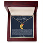To My Amazing Second Mom-Baby Feet Necklace