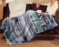 To My Wife-"Cozy Hug" Plush Blanket