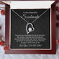 To My Beautiful Soulmate-"My Eternity With You" Forever Love Necklace