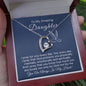 To My Daughter-"My Prayer For You" Forever Love Necklace