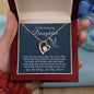 To My Daughter-"My Prayer For You" Forever Love Necklace