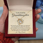 My Amazing Granddaughter-"Always in My Heart" Forever Love Necklace