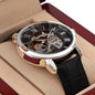 "My Husband, I Love You" Openwork Watch