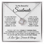 To My Soulmate-"The Day I Met You" Love Knot Necklace