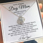 To My Dog Mom-"My Promise To You" Love Knot Necklace
