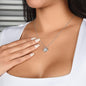 To My Beautiful Soulmate-"I Cannot Live Without You" Love Knot Necklace