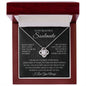 To My Soulmate-"Right In Life" Love Knot Necklace