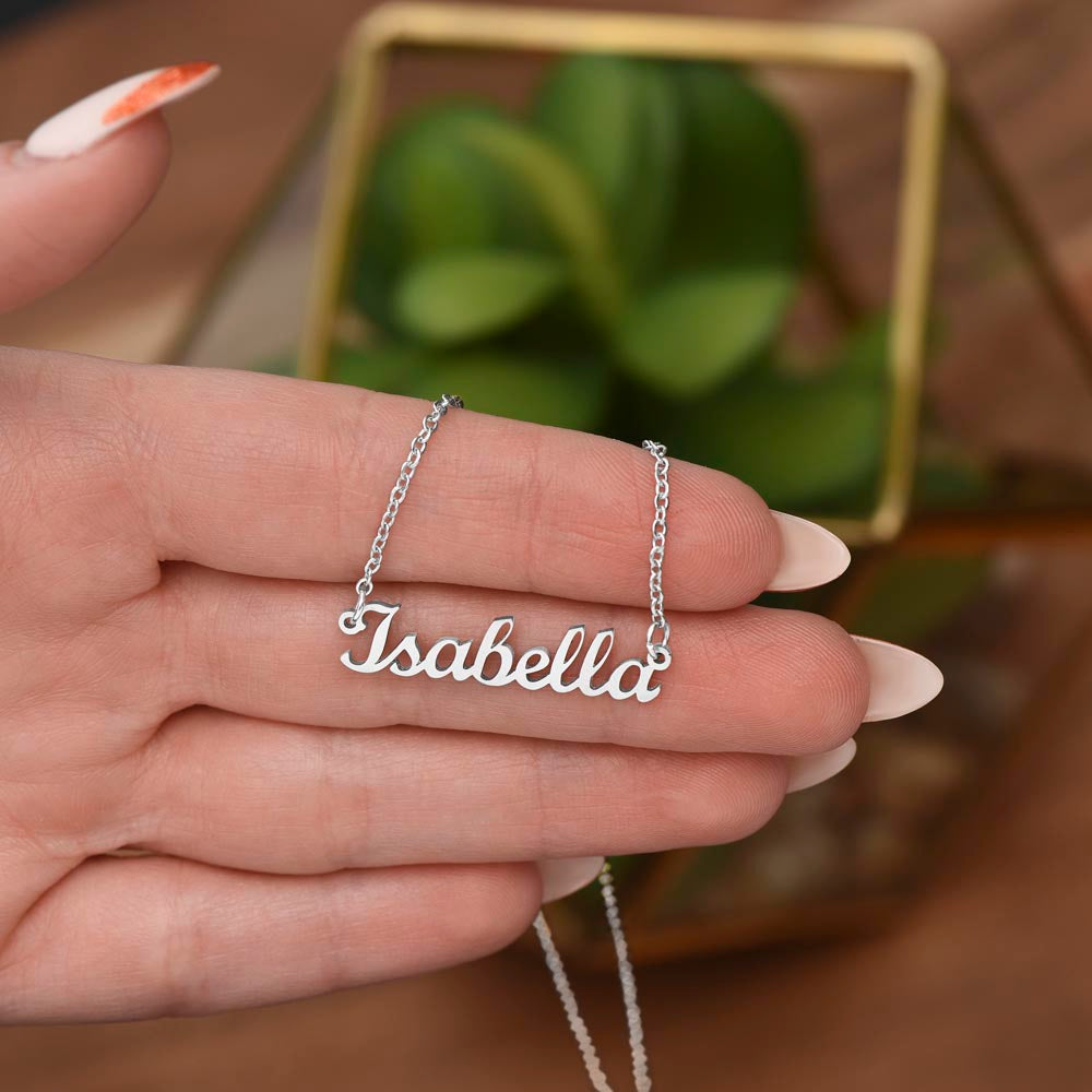 To My Wife-"You Are Special" Personalized Name Necklace