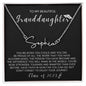 To My Granddaughter-"Class of 2023" Signature Name Necklace