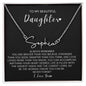 To My Daughter-"Never Forget" Signature Necklace