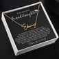 To My Granddaughter-"Class of 2023" Signature Name Necklace