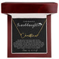 To My Granddaughter-"Class of 2023" Signature Name Necklace