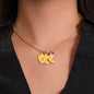 "I'm So Lucky You're My Mommy" Baby Feet Necklace