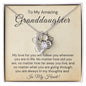 My Amazing Granddaughter-"Always in My Heart" Forever Love Necklace