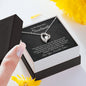 To My Beautiful Soulmate-"My Eternity With You" Forever Love Necklace