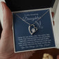 To My Daughter-"My Prayer For You" Forever Love Necklace