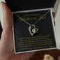 To My Amazing Mother-In-Law-"Grateful For You" Forever Love Necklace