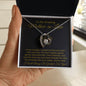To My Amazing Mother-in-Law-"Grateful for You" Forever Necklace