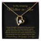 To My Amazing Mother-In-Law-"Grateful For You" Forever Love Necklace