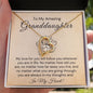 My Amazing Granddaughter-"Always in My Heart" Forever Love Necklace