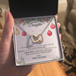 To Our Daughter-"Greatest Gift" Hearts Necklace