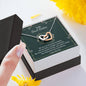 To My Soul Sister-"Best Friends by Choice" Hearts Necklace