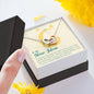 To The New Mom-"Your Precious Baby" Hearts Necklace