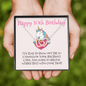 Happy 10th Birthday-"Special Wish" Hearts Necklace