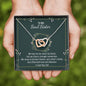 To My Soul Sister-"Best Friends by Choice" Hearts Necklace