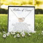 Mother of Twins-"Two Tiny Miracles" Hearts Necklace