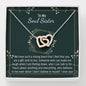 To My Soul Sister-"You Believe in Me" Hearts Necklace