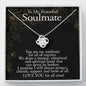 To My Beautiful Soulmate-For All Eternity-Necklace