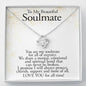 To My Beautiful Soulmate-For Eternity-Necklace