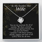 To My Smokin' Hot Wife-For Eternity-Necklace