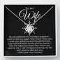 To My Wife-"Holidays Together In Love" Necklace