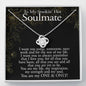 To My One and Only Soulmate-Love Knot Necklace