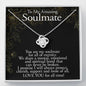 To My Amazing Soulmate-For All Eternity-Necklace
