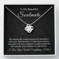 To My Beautiful Soulmate-"You Are My Home" Love Knot Necklace