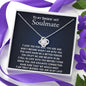 Our Soulmate Connection-Love Knot Necklace