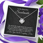 To My Beautiful Soulmate-"You Are My Home" Love Knot Necklace