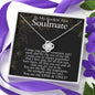 To My One and Only Soulmate-Love Knot Necklace