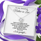 To My Mother-in-Law- "I Am Grateful" Necklace