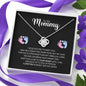 To My Mommy-"So Excited to Meet You" Love Necklace
