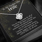 To My Smokin' Hot Wife-For Eternity-Necklace