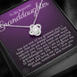 To My Granddaughter-"My Greatest Joy" Necklace