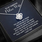 To My Gorgeous Police Wife, My Partner in Life-Love Knot Necklace