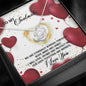 To My Soulmate-Eternally Bonded, Love Knot Necklace